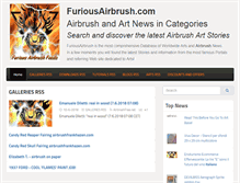 Tablet Screenshot of furiousairbrush.com